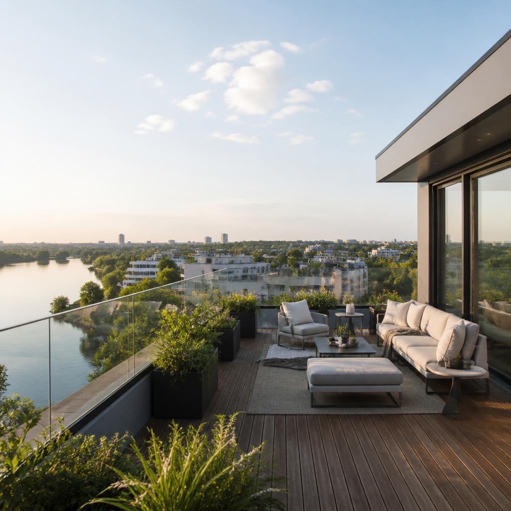 Exklusives Penthouse nahe der Alten Donau